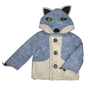 Little Goodall Wool Blend Wolf Fairytale Coat